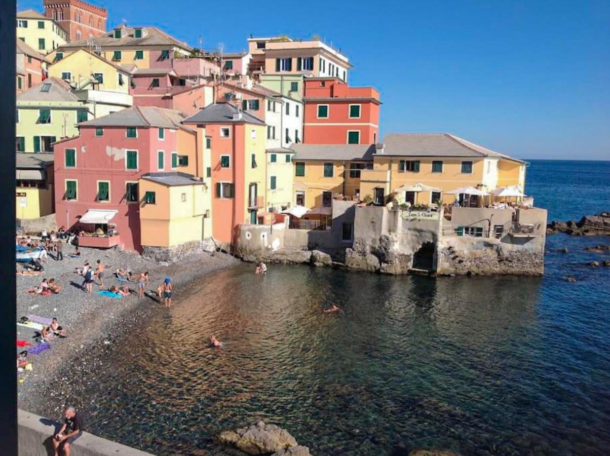 Casa Sulla Spiaggia Di Boccadasse Genova Kültér fotó
