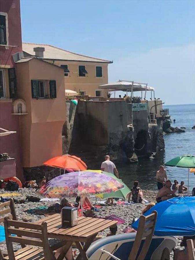 Casa Sulla Spiaggia Di Boccadasse Genova Kültér fotó
